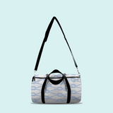 Marblehead SeaPrints Duffel Bag - Rope Print - Pastel Blue