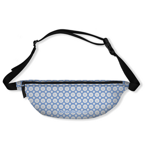 Marblehead SeaPrints Fanny Pack - Sand Dollar Print v2 - Pastel Blue