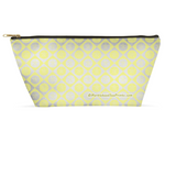 Marblehead SeaPrints Accessory Pouch - Sand Dollar Print v1 - Pastel Yellow