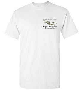 Birthplace of Marine Aviation - Marblehead T-Shirt (LEFT CHEST - FRONT ONLY PRINT) - Gildan