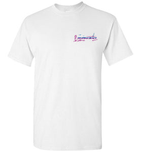 Devereux Beach, Marblehead v4 - T-Shirt (FRONT LEFT & BACK PRINT) - Gildan