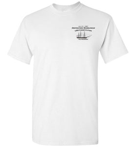 Destination Marblehead - USS Constitution - T-Shirt (LEFT FRONT & BACK PRINT) - Gildan