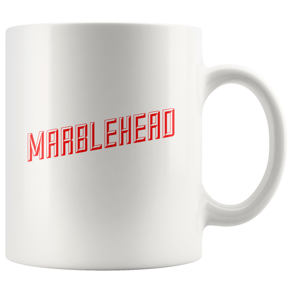 MARBLEHEAD - (slanted red) Mug