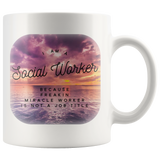 Social Worker - Freakin Miracle Worker Mug v4