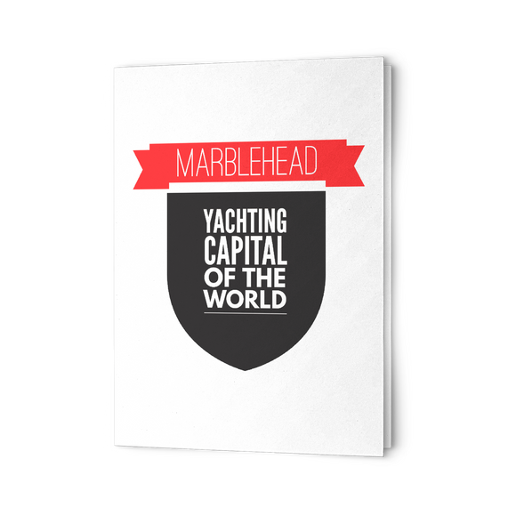 Marblehead - Yachting Capital of the World 7x5 Note Card v1