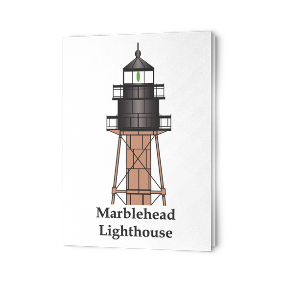 Marblehead - Lighthouse Top 7x5 Note Card