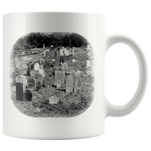 Marblehead - Old Burial Hill b&w mug v2