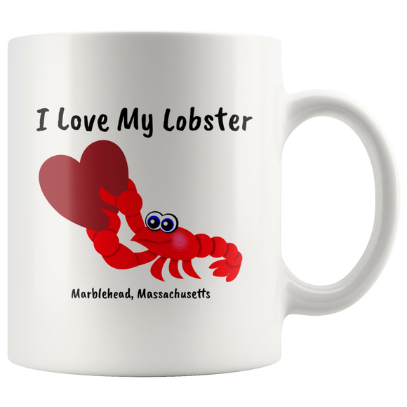 I Love My Lobster - Marblehead Mug
