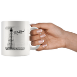Marblehead - Lighthouse Sketch b&w (Marblehead) Mug