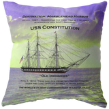 Destination Marblehead - USS Constitution Pillow