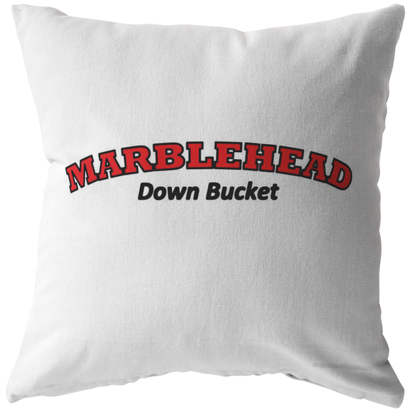 MARBLEHEAD - (red-black Down Bucket) - Pillow