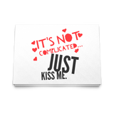 Just Kiss Me 5x7 Note Card v4