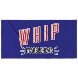 WHIP - Marblehead - Beach Towel - Dk Blue Bckgrnd