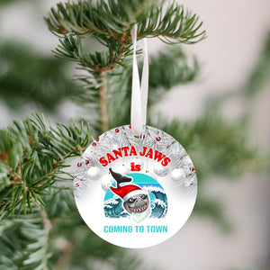 Jaws - Santa Jaws is Coming to Town Ornament - Get 50% OFF When you By 10 or more! Mix & Match! GREAT GIFT IDEA!