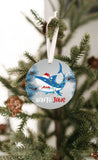 Jaws - Santa Jaws Cartoon Ornament - Get 50% OFF When you By 10 or more! Mix & Match! GREAT GIFT IDEA!