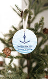 Marblehead - Anchor Lat-Long Ornament - Get 50% OFF When you By 10 or more! Mix & Match! GREAT GIFT IDEA!