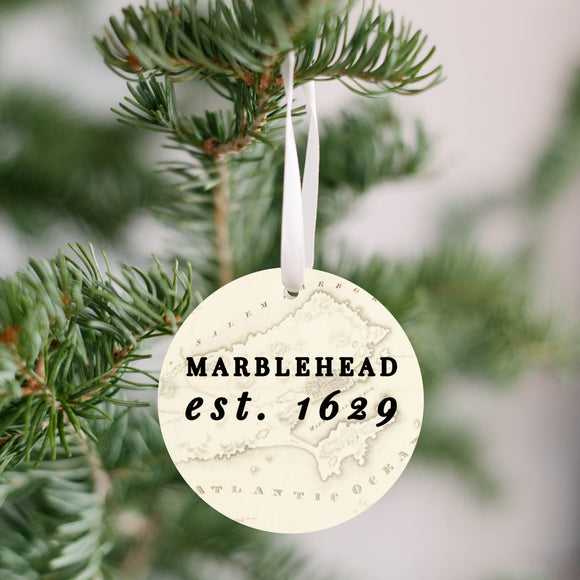 Marblehead - est. 1629 Ornament - Get 50% OFF When you By 10 or more! Mix & Match! GREAT GIFT IDEA!