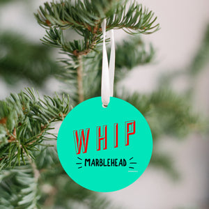 Marblehead - "WHIP" Ornament - Get 50% OFF When you By 10 or more! Mix & Match! GREAT GIFT IDEA!