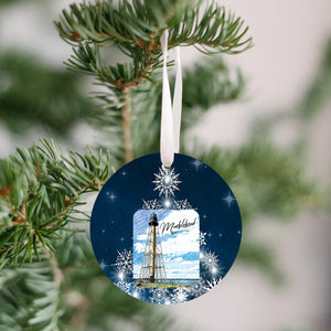 Marblehead - Lighthouse Sketch, Christmas Ornament - Get 50% OFF when you buy 10 or more! MIX & MATCH!