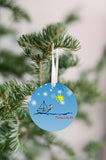 Marblehead - Sailboat & Sun Sketch, Christmas Ornament - Get 50% OFF when you buy 10 or more! MIX & MATCH!