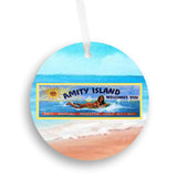 Jaws - Amity Island Welcomes You Billboard Ornament - Get 50% OFF When you By 10 or more! Mix & Match! GREAT GIFT IDEA!