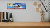 Jaws - Amity Island Welcomes You Billboard 15"x5" Sign