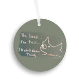 Jaws - The Head The Tail The Whole Damn Thing Chalkboard, Ornament - Get 50% OFF When you By 10 or more! Mix & Match! GREAT GIFT IDEA!