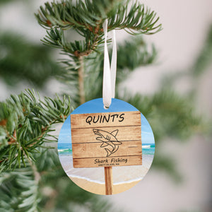 Jaws - Quint's Shark Fishing Sign, Ornamentt - Get 50% OFF When you By 10 or more! Mix & Match! GREAT GIFT IDEA!