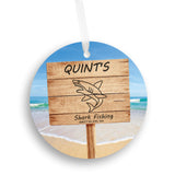 Jaws - Quint's Shark Fishing Sign, Ornamentt - Get 50% OFF When you By 10 or more! Mix & Match! GREAT GIFT IDEA!