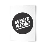 WICKED PISSAH! 7x5 Note Card v1