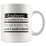 Engineer - Solving Problems Mug v7