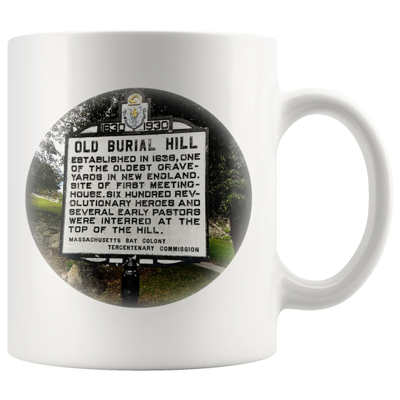Marblehead - Old Burial Hill Sign Mug