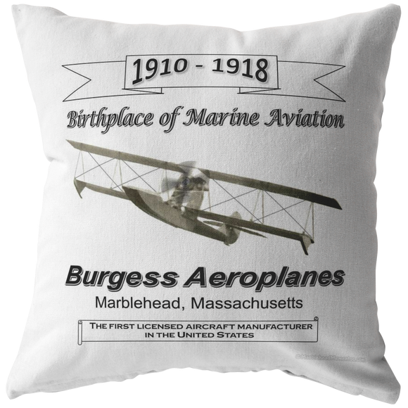 Marblehead - Birthplace of Marine Aviation - Pillow v1