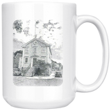 Marblehead - Old Town House Sketch b&w Mug