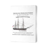 Marblehead - USS Constitution 7x5 Note Card v1
